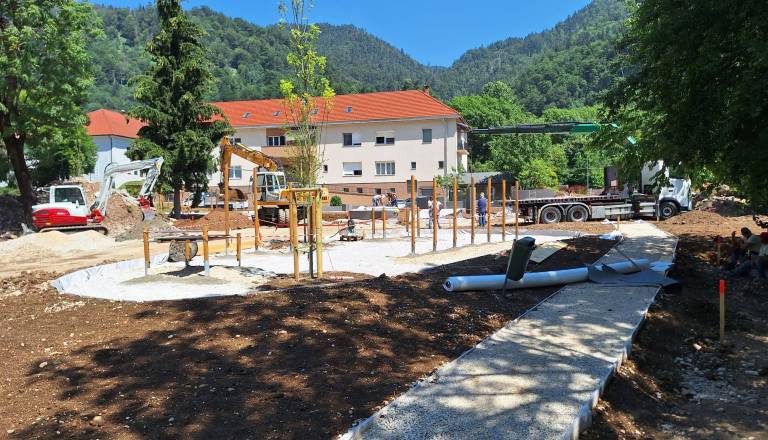 Jesenice dobivajo Park olimpijcev in paraolimpijcev, dela so v zaključni fazi