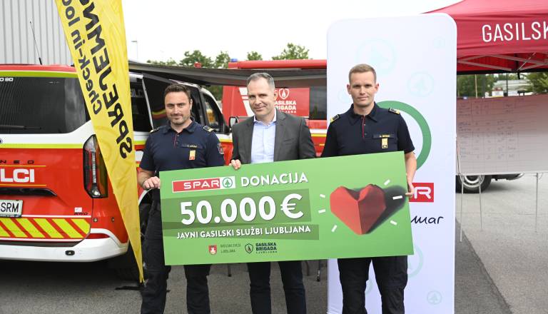 Po požaru na Letališki plemenita poteza - velika donacija za še večjo varnost Ljubljančanov