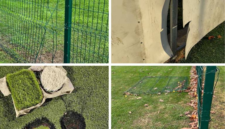 FOTO: Kaj se dogaja v Športnem parku Tabor? Uničevanje igrišč, kraje in šokantni prizori razburjajo klub