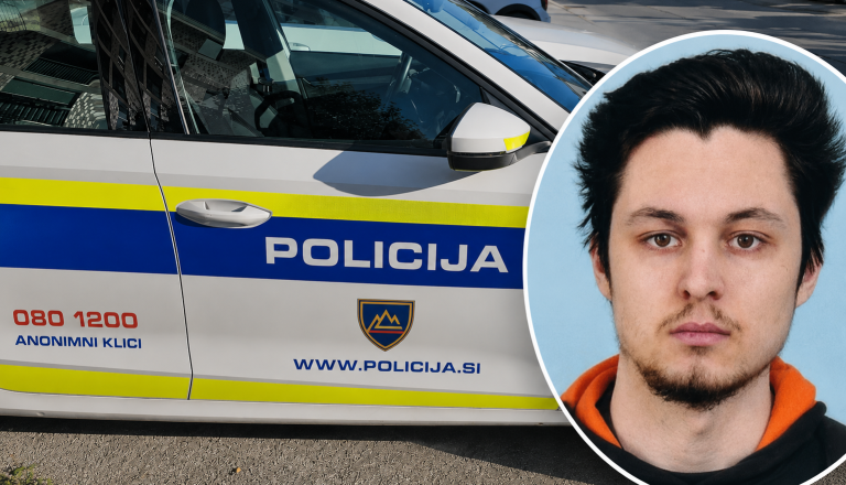 Ste ga videli? Policija išče 26-letnega Nika iz Ljubljane. Nosi oranžne copate