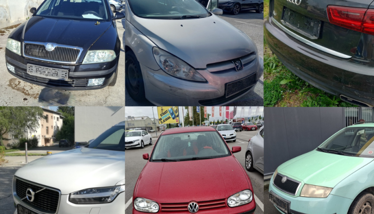 Na spletnih dražbah finančne uprave avtomobili različnih znamk