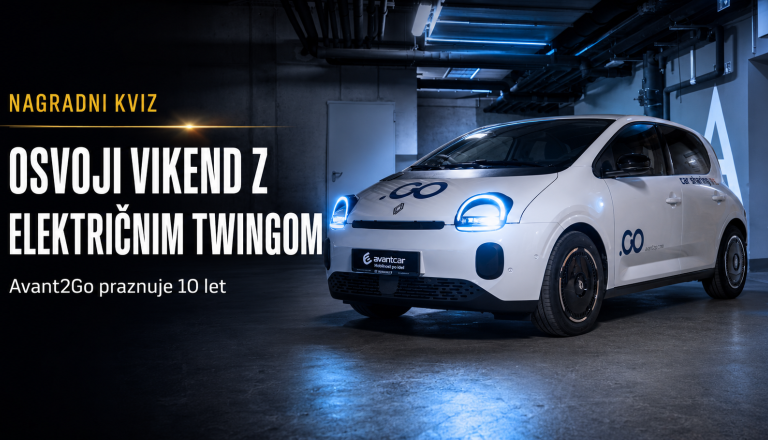 Vikend z avtom, ki ga Slovenija komaj sproti izdeluje: nagradni kviz ob 10 letih Avant2Go je tu