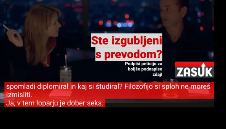»Gledalci nismo popravljalci podnapisov«: s peticijo nad slabe prevode