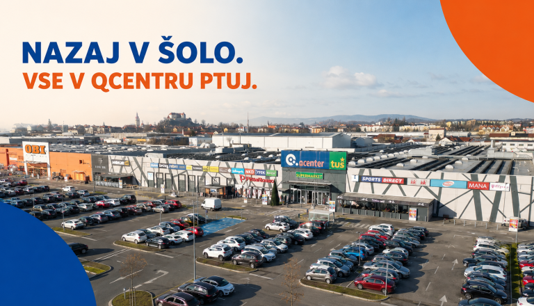 Nazaj v šolo brez stresa: vse za nov začetek v Qcentru Ptuj