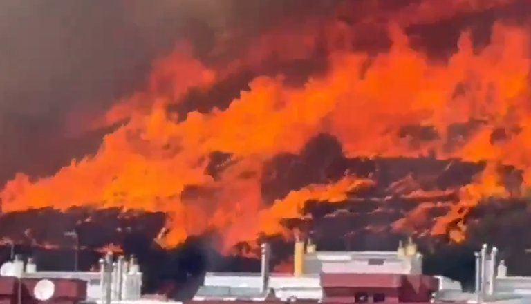 VIDEO: Dramatične razmere pri Barceloni, z ognjem se bori 160 gasilcev