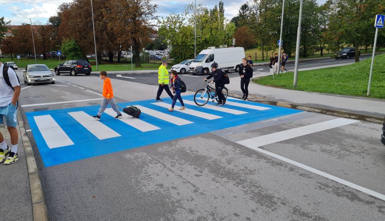Pred začetkom šolskega leta na Ptuju: Policisti in prostovoljci bodo znova pred šolami