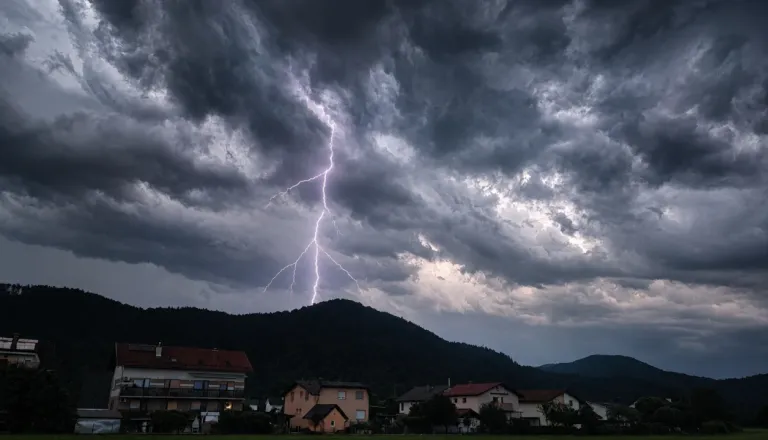 Supercelice, ogromna toča in celo tornado? Avstrijci izdali najvišjo stopnjo nevarnosti