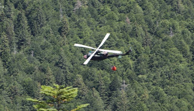 Vsakih šest ur nova intervencija: helikopterji Slovenske vojske imeli izjemno naporen julij