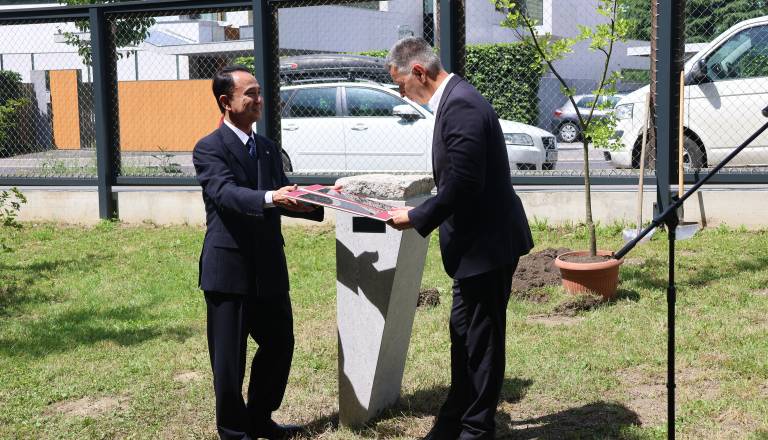 Kamen miru iz Hirošime zdaj tudi v Ljubljani