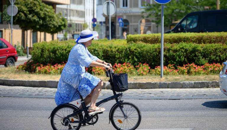 Koliko pomeni senca na mariborskih ulicah? Na isti lokaciji več kot 20 stopinj razlike, sedež kolesa se je segrel na kar 70 stopinj