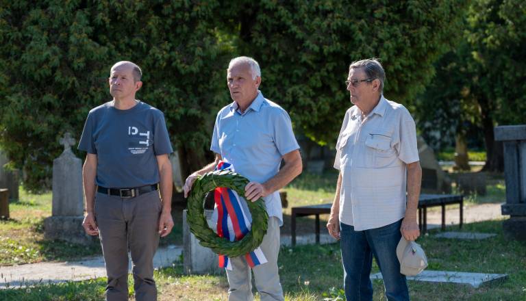 FOTO in VIDEO: Na Ptuju poklon Francu Krambergerju in prvim borcem ob 85. obletnici upora