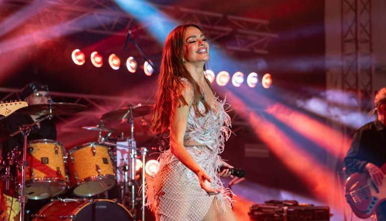 FOTO in VIDEO: Severina odprla Pomurski poletni festival v Veliki Polani 