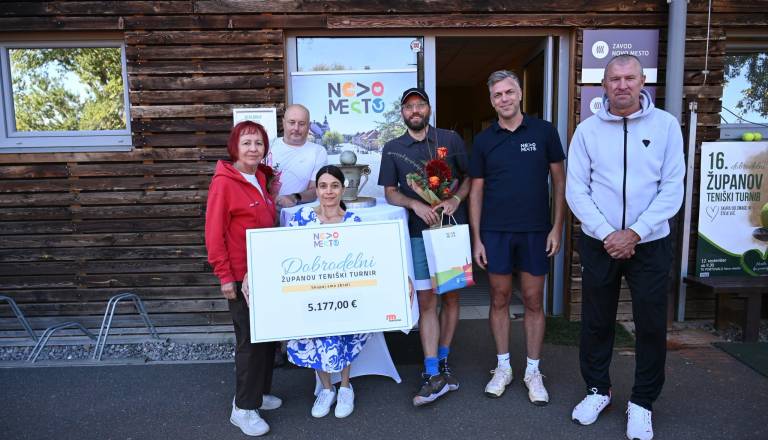 Dobrodelni tenis letos zelo uspešen: Za Mojco Bohte zbrali več kot pet tisoč evrov