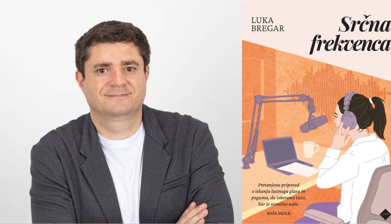 Luka Bregar ob izidu prvega romana: »Srčna frekvenca je v prvi vrsti roman o ljubezni do radia«