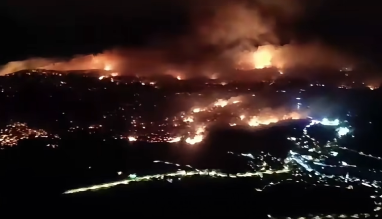Ognjeni pekel na Braču, požarišče dolgo skoraj 40 kilometrov