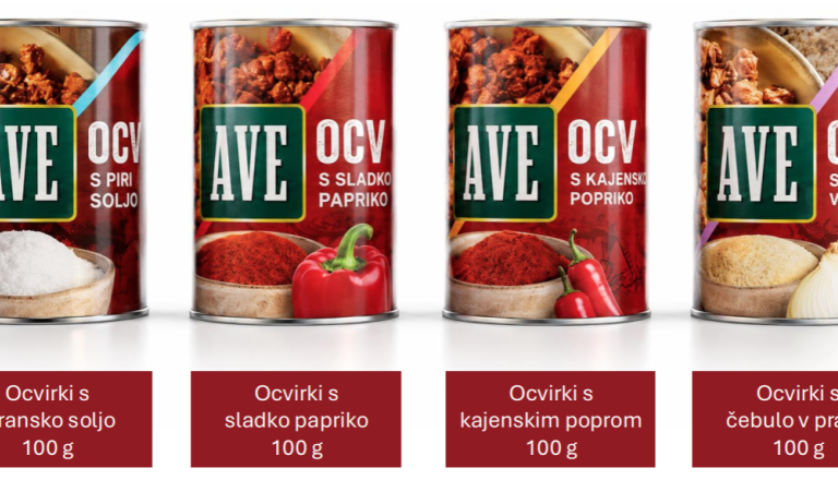 AVE predstavlja ocvirke v novi preobleki in štirih okusih