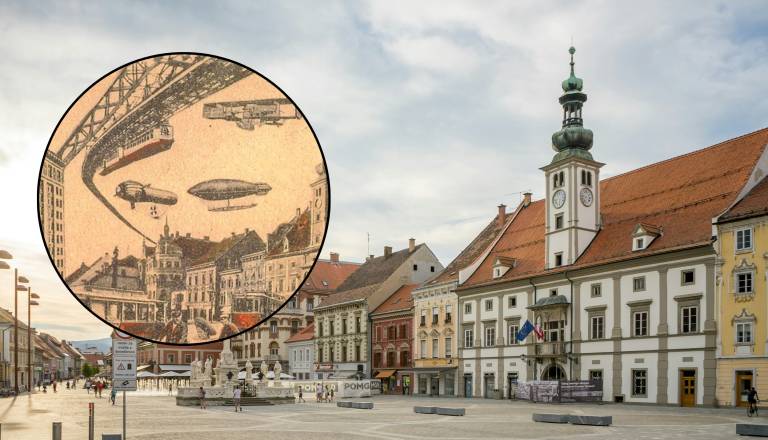 Cepelini in futuristična železnica nad mestom: Tako so sanjali o Mariboru prihodnosti. Kje smo danes?