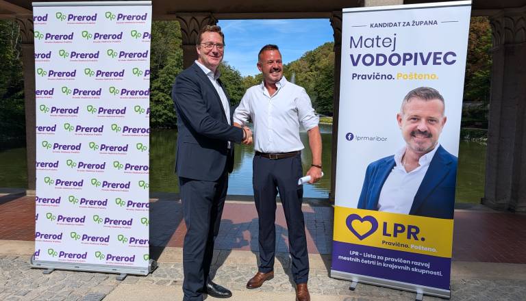 Prebiličev Prerod podprl Mateja Vodopivca za mariborskega župana