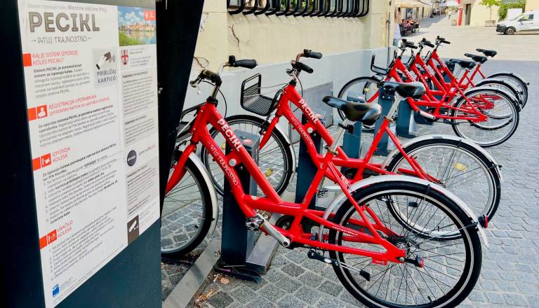 Na Ptuju se začenja prenova sistema PECIKL, kolesa začasno umikajo s postaj