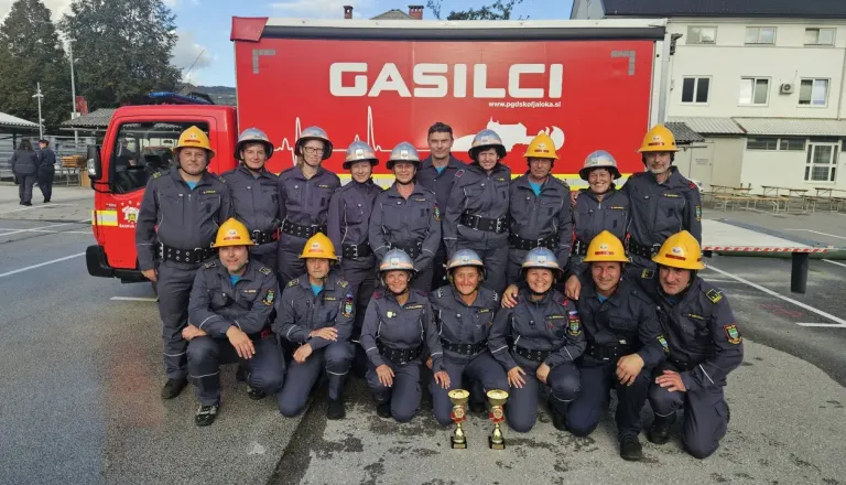 Žirovski gasilci z dvema zmagama na gasilskem tekmovanju