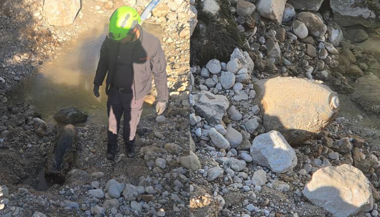 Komaj odstranili eno, pri Globokem že našli novo bombo: Tokrat v Savi leži 213-kilogramska