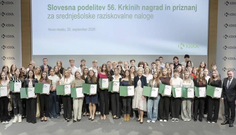 FOTO: Kar 81 dijakov prejelo Krkino nagrado ali priznanje, zanimanje rekordno