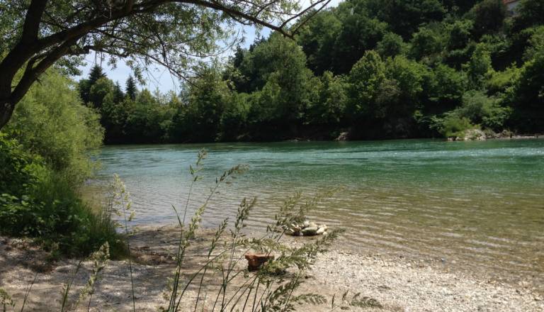 Do nadaljnjega nič več plovbe, del Save Bohinjke zaprt zaradi gradbenih del
