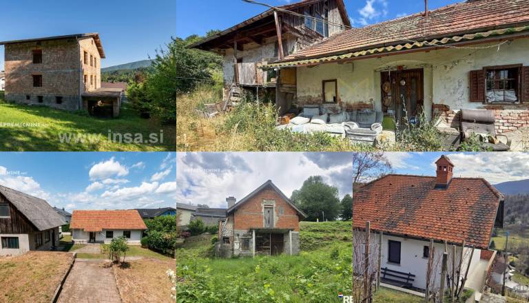 Hiše pod sto tisočaki: Kaj je trenutno naprodaj v Mariboru in okolici?