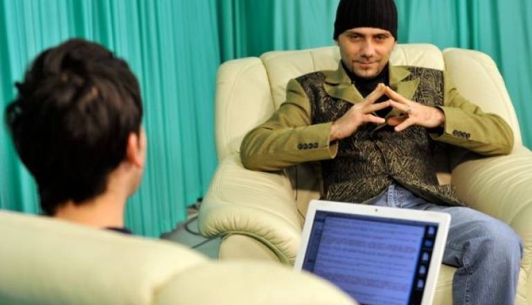 Snemanje Intervjuja 2.0 z Mišom Kontrecom