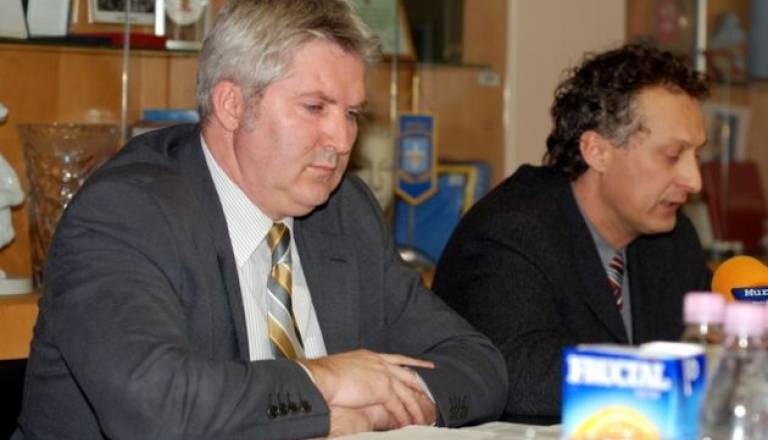 Župan MOMS Anton Štihec in direktor občinske uprave Bojan Petrijan