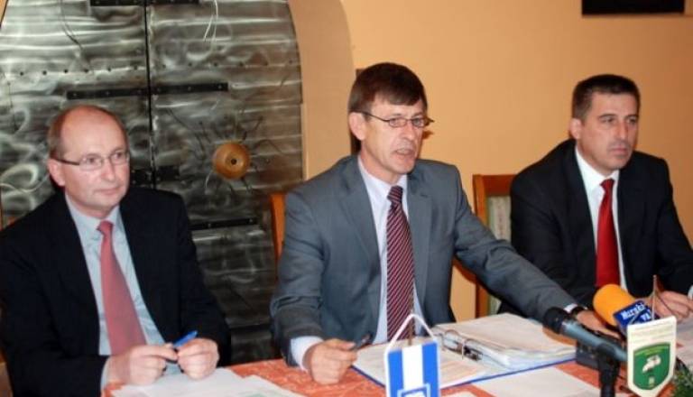 Branko Gros, Danilo Kacijan in mag. Stanko Glažar