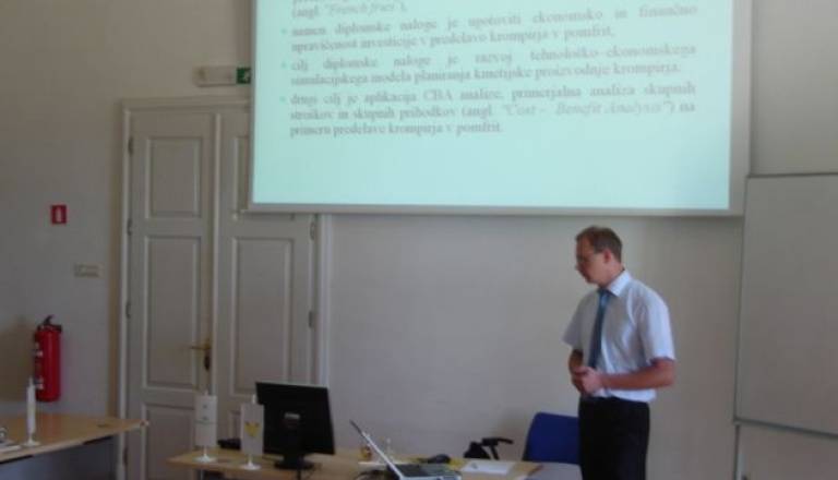 Prvi diplomski nastop na dislocirani enoti Fakultete za kmetijstvo v Rakičanu