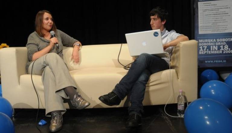 Ana Jud in Matej Ficko, glavni in odgovorni urednik Sobotainfo.com