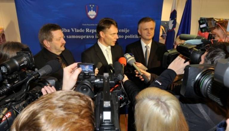Danilo Krapec, Henrik Gjerkeš in Andrej Horvat