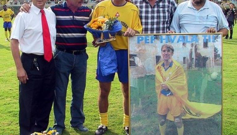 Štefan Škaper na poslovilni tekmi