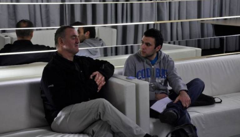 Martin Strel po predstavitvi filma "Rečni mož"