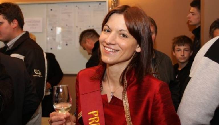 Prekmurska vinska kraljica Valentina Houbar