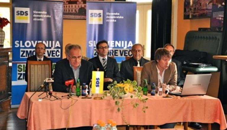 Kandidati SDS, Karel Šoš, Robert Celec, Jožek Špilak