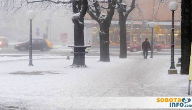 Murska Sobota pozimi.