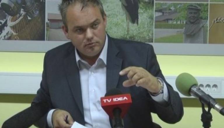 Župan Velike Polane Damijan Jaklin.