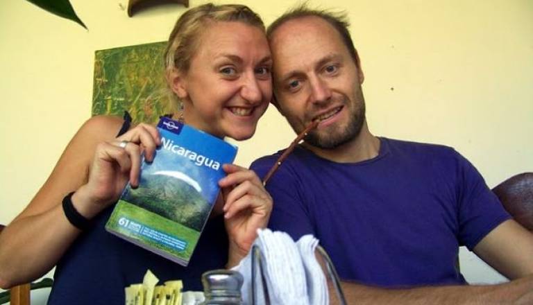 Danielle in Nara -- začetek poti po Nikaragvi! Juhuhu! 