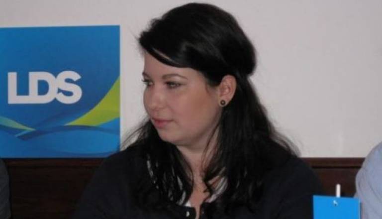 Sara Karba je na zadnjem kongresu stranke izvoljena na mesto podpredsednika LDS.