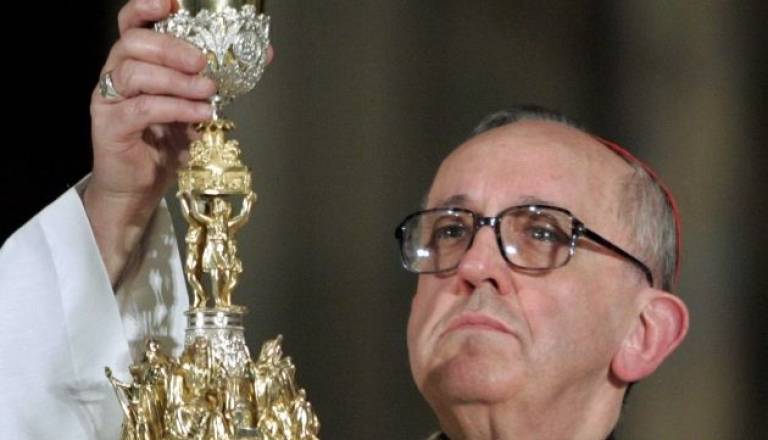 "Moj oče mi je vedno pravil – ko se vzpenjaš, vedno pozdravljaj vse, saj so to tisti, ki jih boš srečeval, ko boš padal," Jorge Mario Bergoglio.