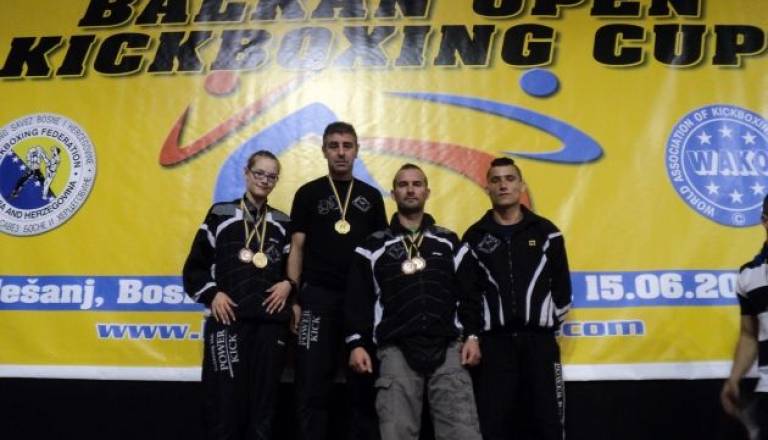 Power kick: Maja, Milan,Giuseppe, Patrik