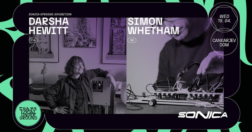 SONICA 2023 otvoritvena razstava Darsha Hewitt / Simon Whetham