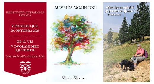 Predstavitev knjige Mavrica mojih dni (Majda Slavinec)