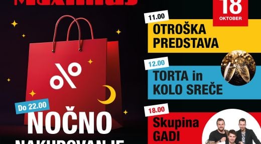 19. OBLETNICA in NOČNO NAKUPOVANJE