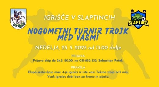 NOGOMETNI TURNIR TROJK MED VASMI