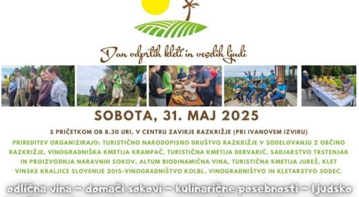 19. pohod Pomlad v prleških goricah - Dan odprtih kleti in veselih ljudi