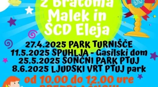 Športne igrarije z Bratoma Malek in ŠCD Eleja